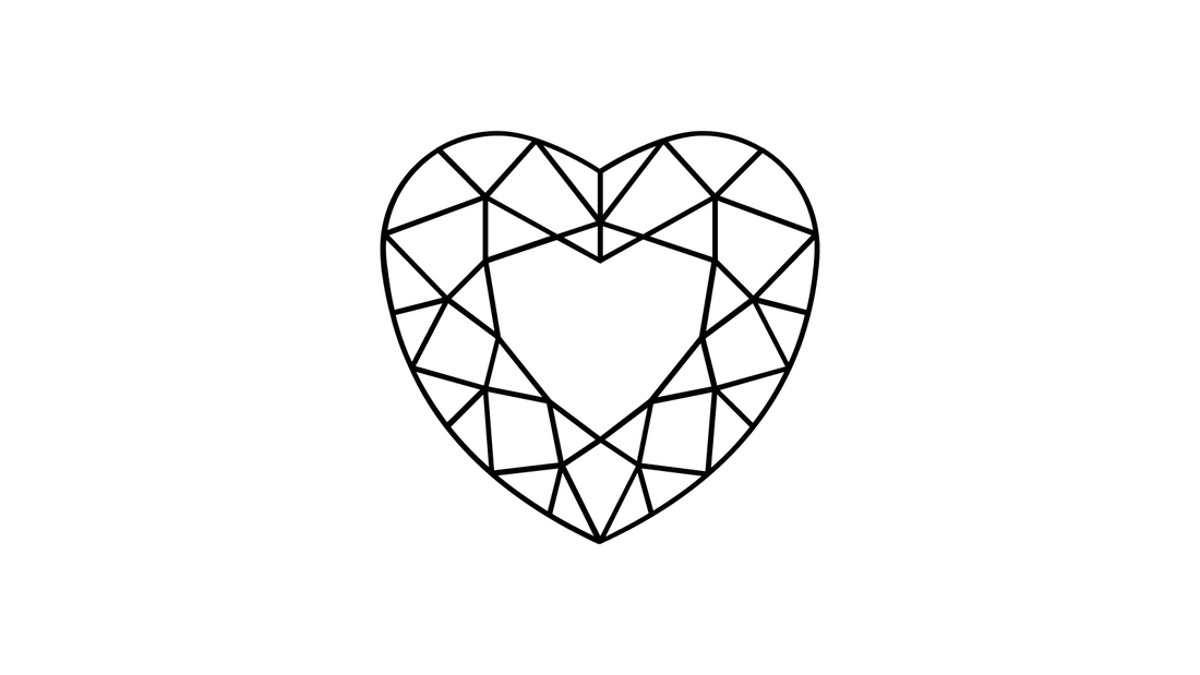 Hjärtformad Diamant