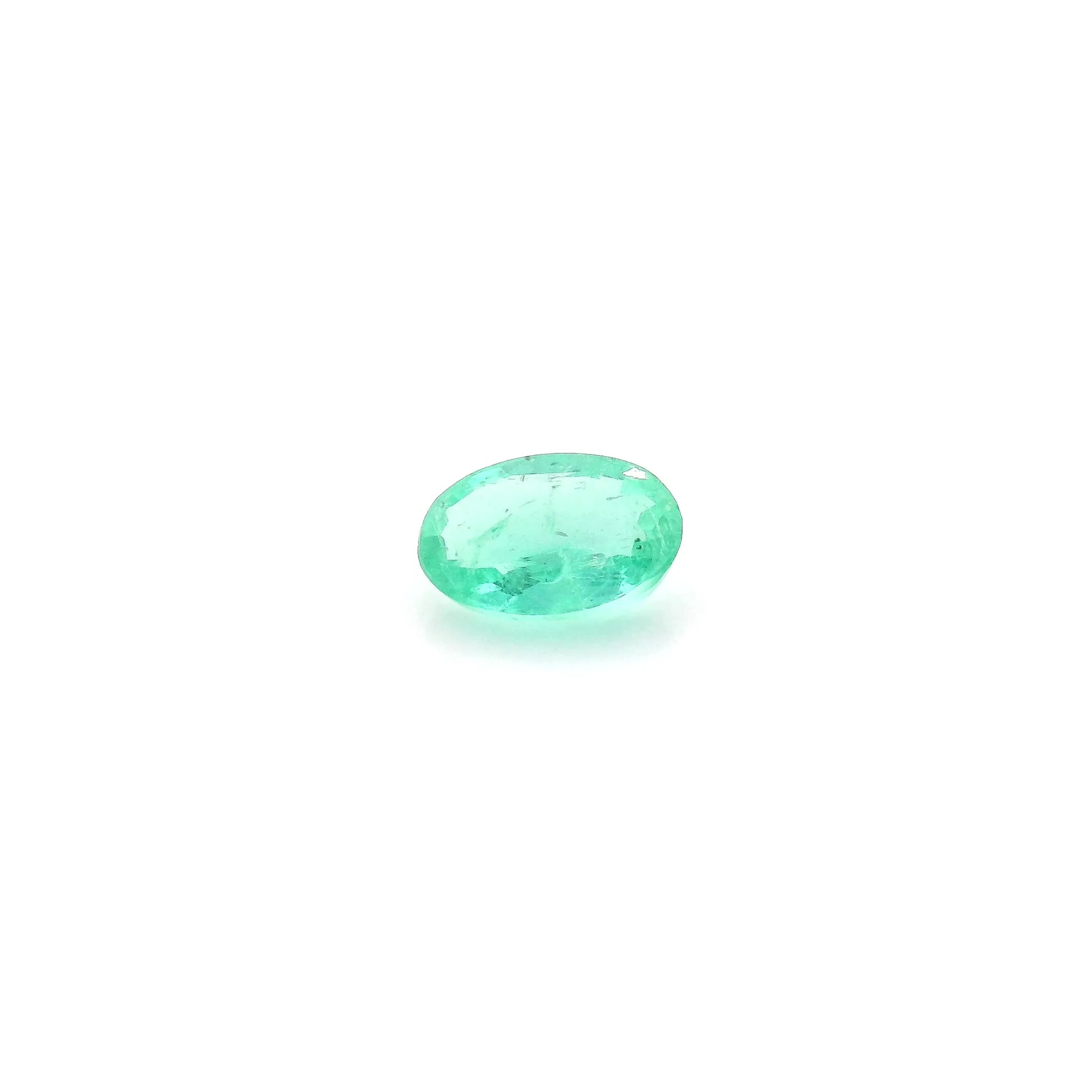 0.45ct Oval Natural Emerald (Colour Green, Clarity Slightly Included, Cut Faceted)