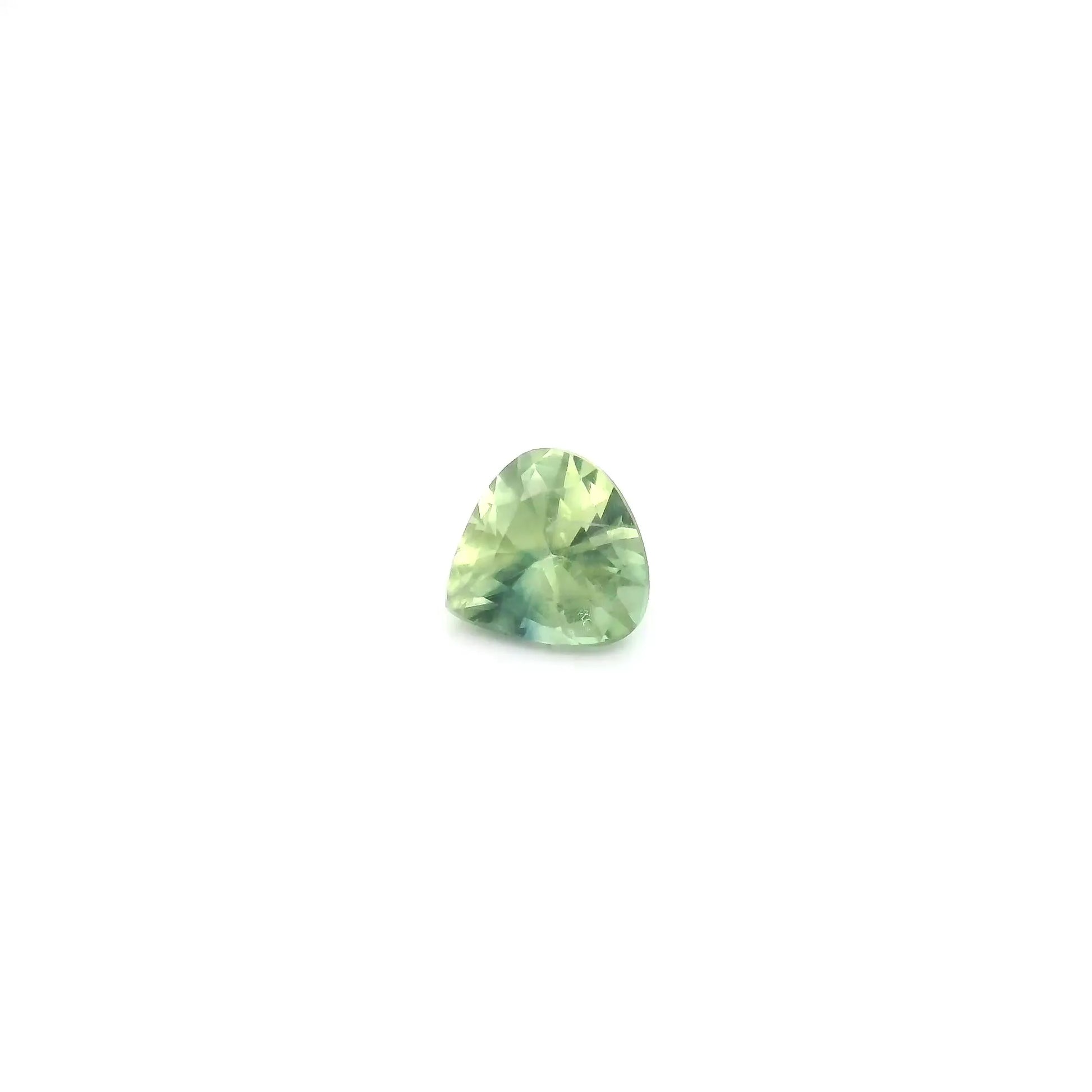 0.50ct Pear Natural Sapphire (Colour Green, Clarity Eye Clean, Cut Faceted)