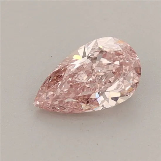 0.53ct Pear Lab Grown Diamond (Colour Fancy Intense Pink, Clarity VVS2, IGI Certified)