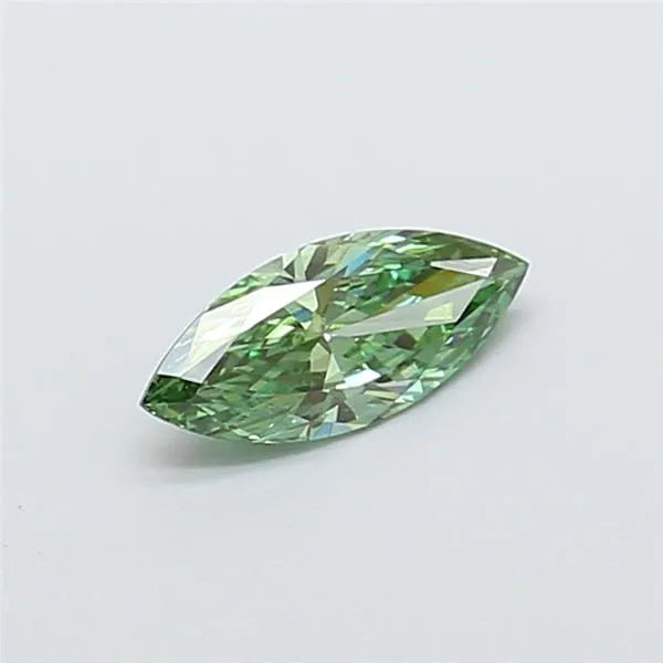 0.70ct Marquise Lab Grown Diamond (Colour Fancy Vivid Green, Clarity VS2, IGI Certified)