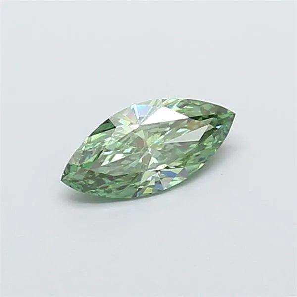 0.75ct Marquise Lab Grown Diamond (Colour Fancy Vivid Green, Clarity VS1, IGI Certified)