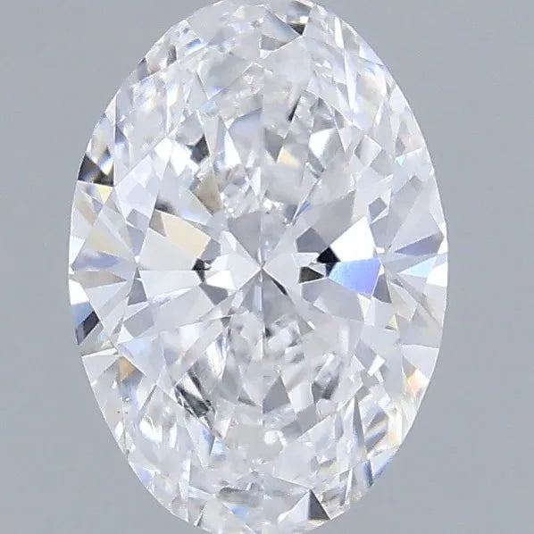 0.91ct Oval Lab Grown Diamond (Colour D, Clarity VS1, IGI Certified)