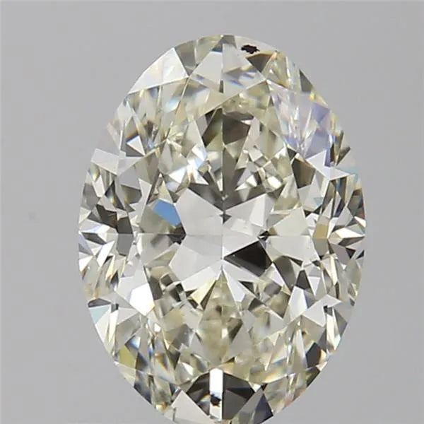 0.91ct Oval Natural Diamond (Colour K, Clarity SI1, GIA Certified)