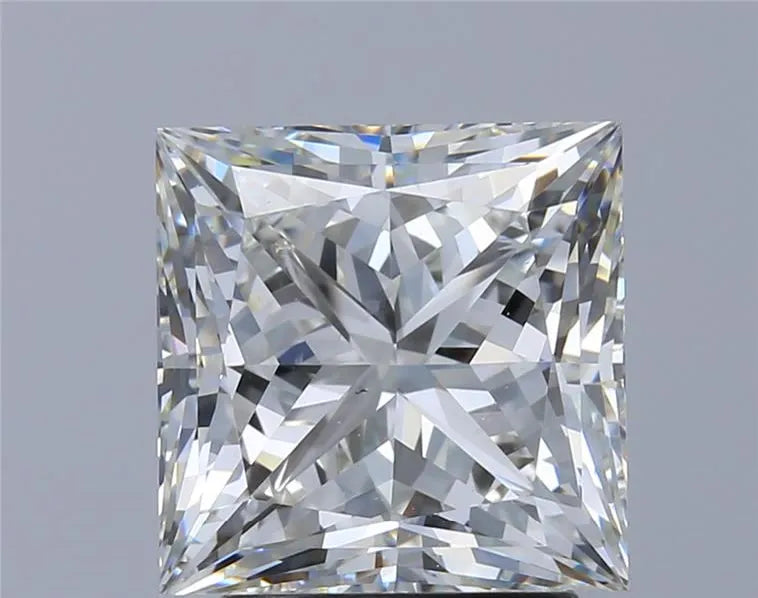 3.00ct Princess Natural Diamond (Colour I, Clarity SI1, GIA Certified)