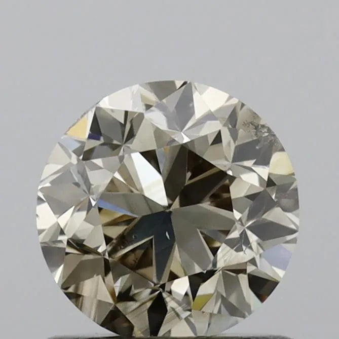 1.00ct Round Natural Diamond (Colour Very Light Brown, Clarity SI1, Cut GD, IGI Certified)