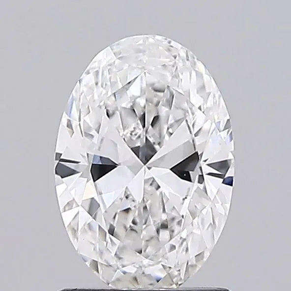1.10ct Oval Lab Grown Diamond (Colour E, Clarity VVS2, IGI Certified)