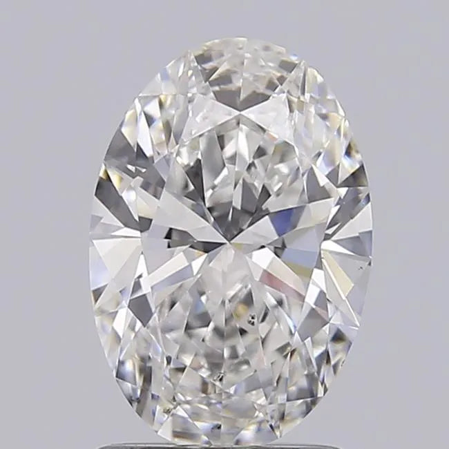 1.37ct Oval Lab Grown Diamond (Colour E, Clarity VS2, IGI Certified)