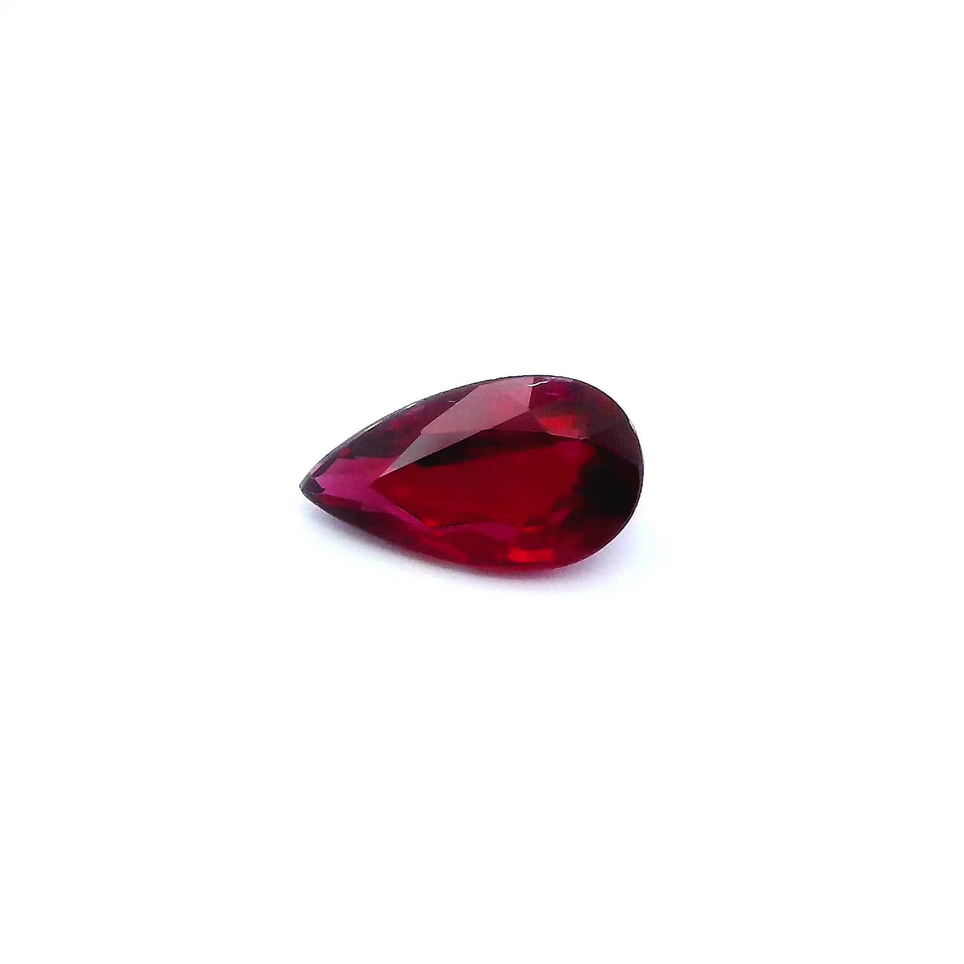 1.37ct Pear Natural Ruby (Colour Red, Clarity Eye Clean, Cut Faceted)