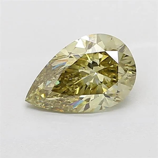 1.51ct Pear Lab Grown Diamond (Colour Fancy Gray Yellow, Clarity VS2, IGI Certified)