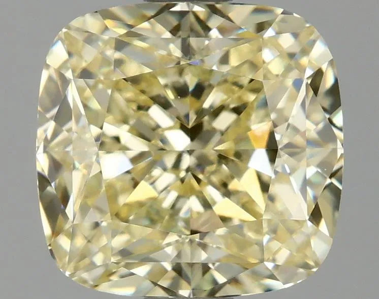 2.10ct Cushion modified Lab Grown Diamond (Colour Fancy Yellow, Clarity VVS2, IGI Certified)