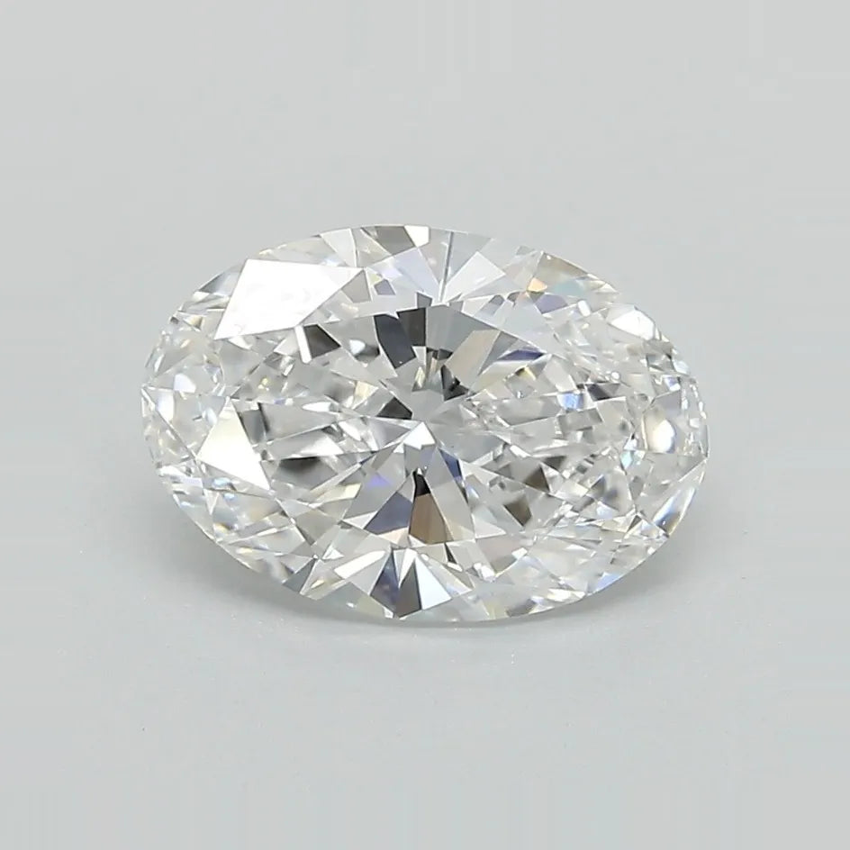 1.89ct Oval Lab Grown Diamond (Colour D, Clarity VVS2, IGI Certified)