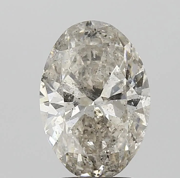 3.02ct Oval Natural Diamond (Colour J, Clarity SI2, Cut VG, IGI Certified)