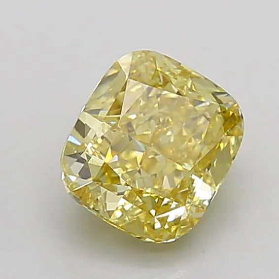 1.51ct Cushion modified Lab Grown Diamond (Colour Fancy Yellow, Clarity VS1, IGI Certified)