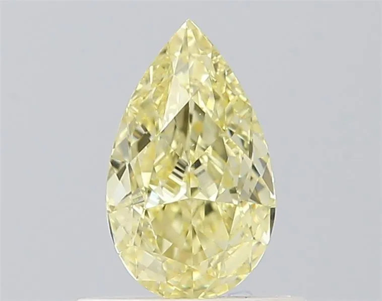 0.50ct Pear Natural Diamond (Colour Fancy Yellow, Clarity VVS1, GIA Certified)