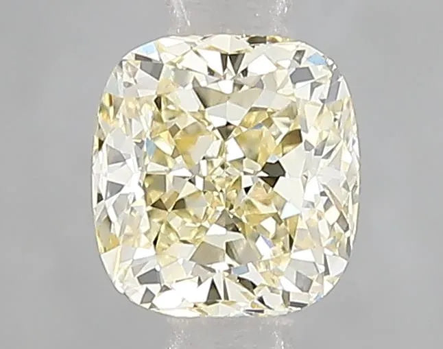 1.01ct Cushion brilliant Lab Grown Diamond (Colour Fancy Light Yellow, Clarity VS1, Cut GD, IGI Certified)