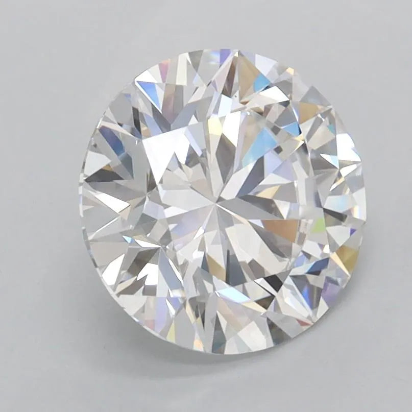 2.00ct Round Lab Grown Diamond (Colour D, Clarity FL, Cut ID, IGI Certified)