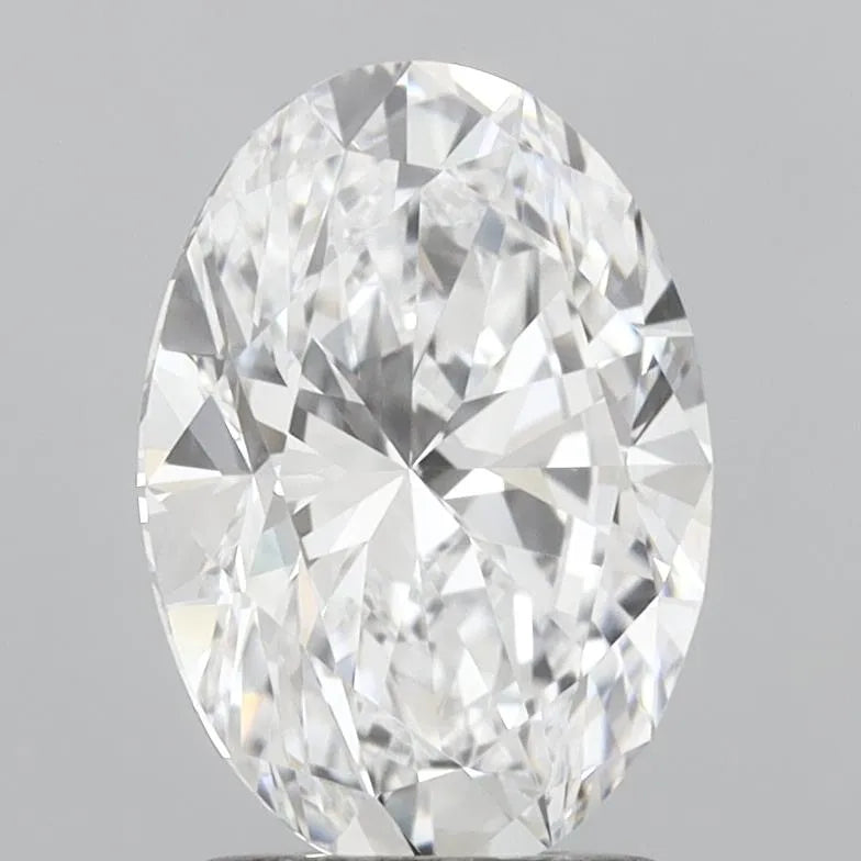 2.01ct Oval Lab Grown Diamond (Colour D, Clarity VVS2, IGI Certified)