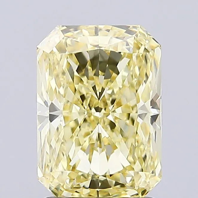 2.01ct Radiant Lab Grown Diamond (Colour Fancy Yellow, Clarity VVS2, IGI Certified)
