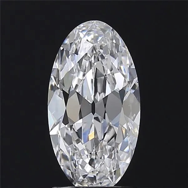 2.02ct Oval Lab Grown Diamond (Colour D, Clarity SI1, IGI Certified)