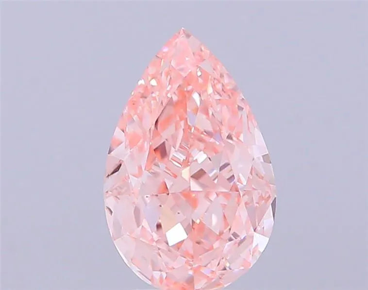 2.04ct Pear Lab Grown Diamond (Colour Fancy Intense Pink, Clarity VVS2, IGI Certified)
