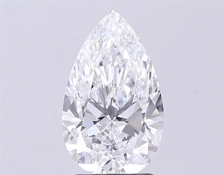 2.05ct Pear Lab Grown Diamond (Colour D, Clarity SI1, IGI Certified)
