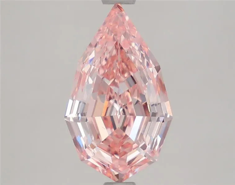 2.08ct Pear Lab Grown Diamond (Colour Fancy Vivid Pink, Clarity VVS2, IGI Certified)