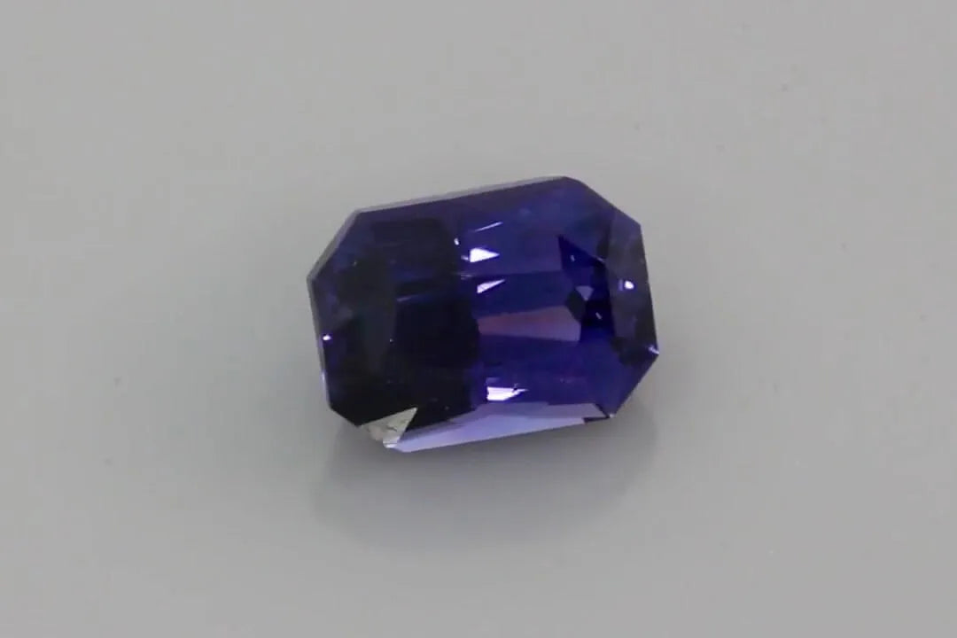 2.12ct Emerald Natural Sapphire (Colour Purple, Clarity Eye Clean, Cut Faceted)