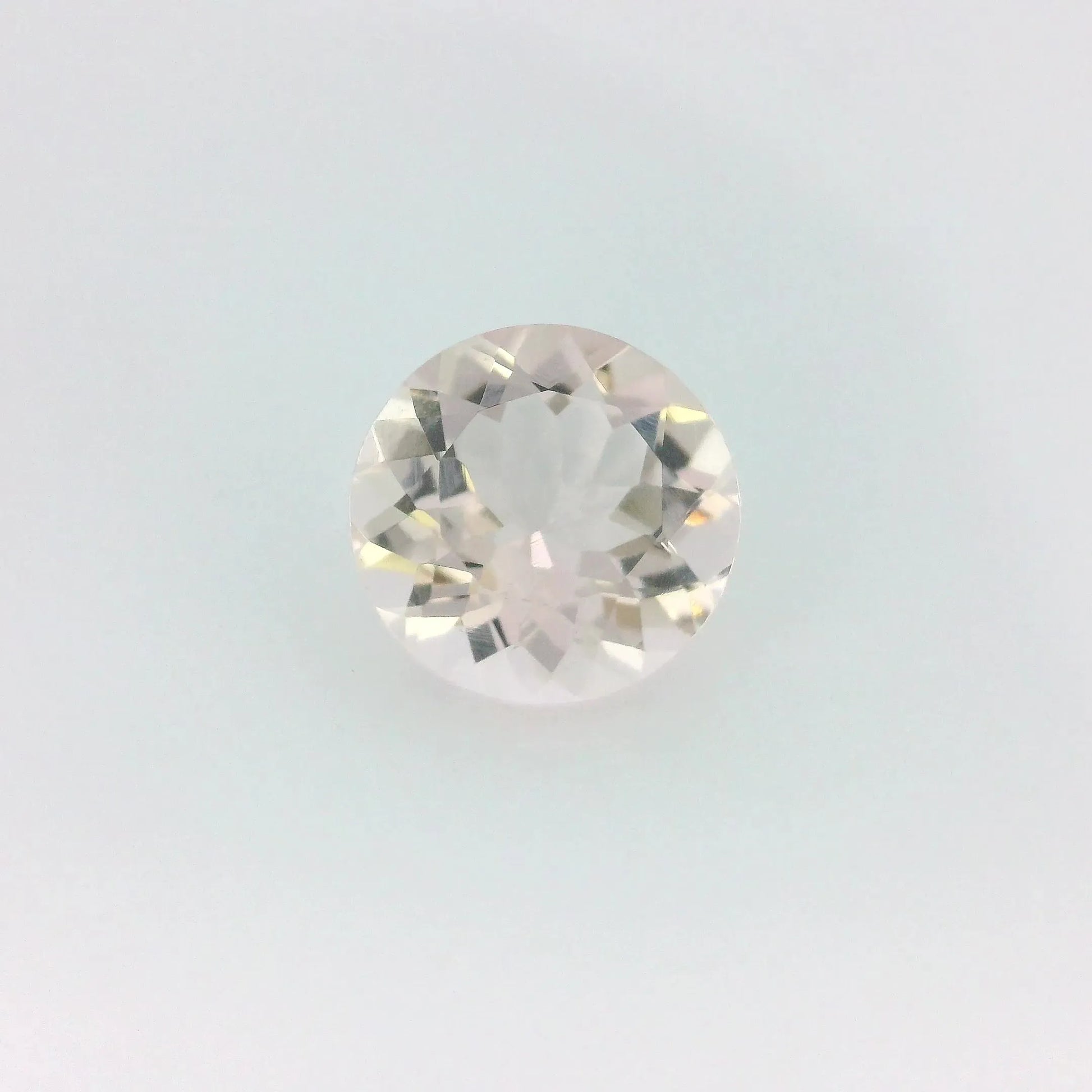 2.19ct Round Natural Morganite (Colour Pink, Clarity Eye Clean, Cut Faceted)