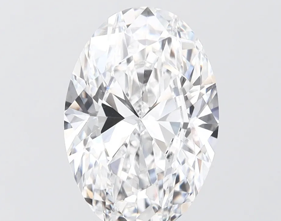 2.46ct Oval Lab Grown Diamond (Colour D, Clarity VVS2, IGI Certified)