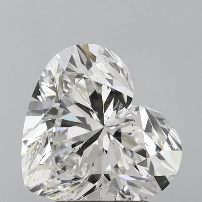 2.53ct Heart Lab Grown Diamond (Colour G, Clarity SI1, IGI Certified)