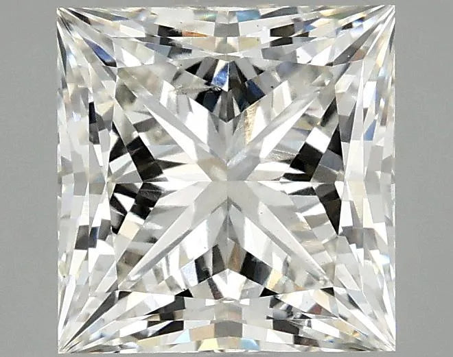 2.54ct Princess Lab Grown Diamond (Colour G, Clarity SI1, IGI Certified)