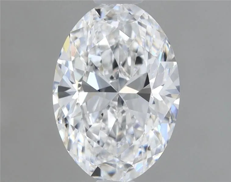 0.56ct Oval Natural Diamond (Colour D, Clarity IF, Cut VG, IGI Certified)