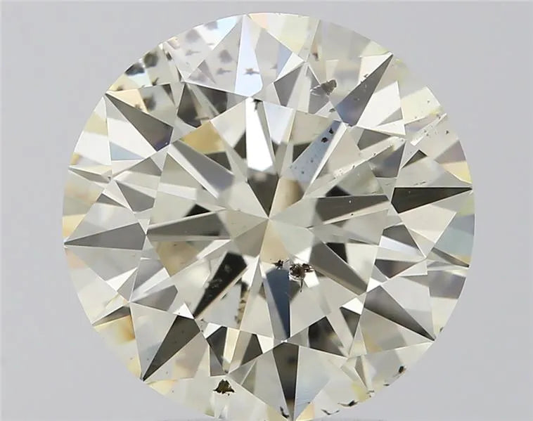 3.11ct Round Natural Diamond (Colour K, Clarity SI2, Cut EX, IGI Certified)