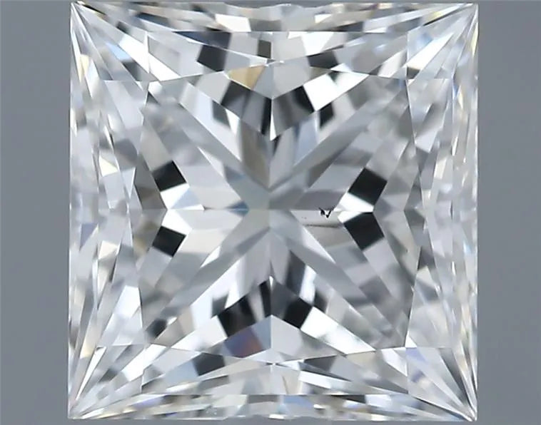 1.01ct Princess Natural Diamond (Colour E, Clarity VS2, GIA Certified)