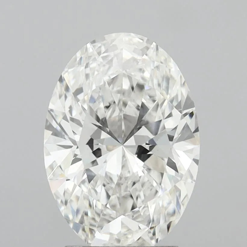 3.00ct Oval Lab Grown Diamond (Colour F, Clarity VVS2, IGI Certified)