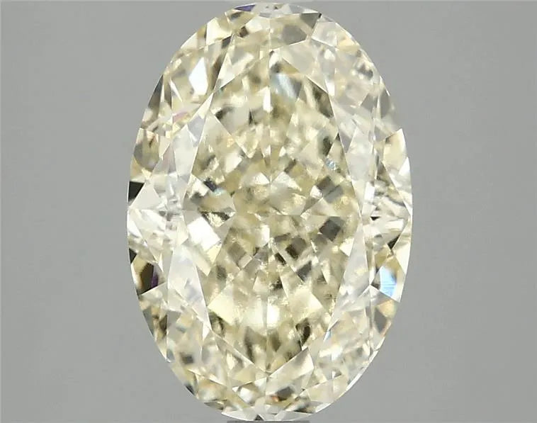 3.07ct Oval Lab Grown Diamond (Colour Fancy Intense Yellow, Clarity VVS2, IGI Certified)