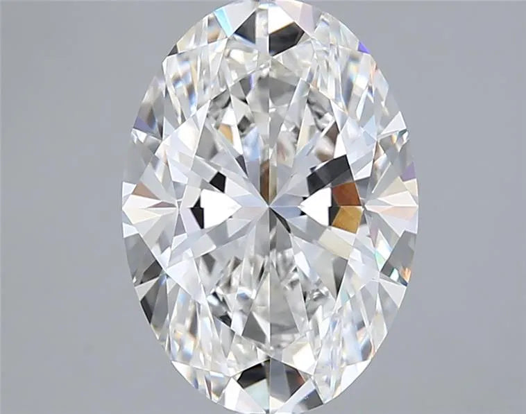 4.07ct Oval Lab Grown Diamond (Colour G, Clarity VVS2, IGI Certified)