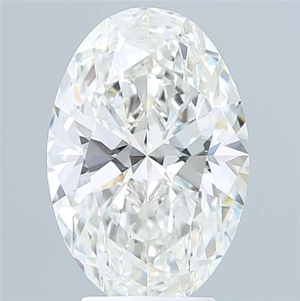 4.10ct Oval Lab Grown Diamond (Colour G, Clarity VVS2, IGI Certified)