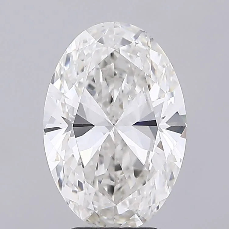 4.50ct Oval Lab Grown Diamond (Colour G, Clarity VVS2, IGI Certified)
