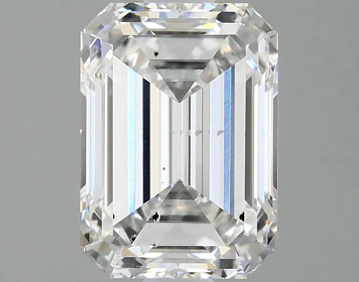 2.00ct Emerald Lab Grown Diamond (Colour E, Clarity SI1, IGI Certified)