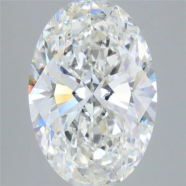 5.10ct Oval Lab Grown Diamond (Colour F, Clarity VVS2, IGI Certified)