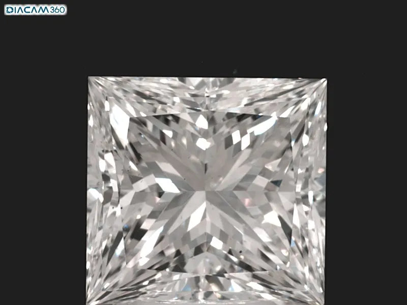 6.15ct Princess Natural Diamond (Colour G, Clarity VS2, GIA Certified)