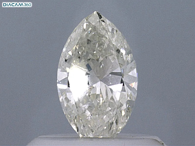 0.37ct Marquise Natural Diamond (Colour J, Clarity SI2, Cut VG, IGI Certified)
