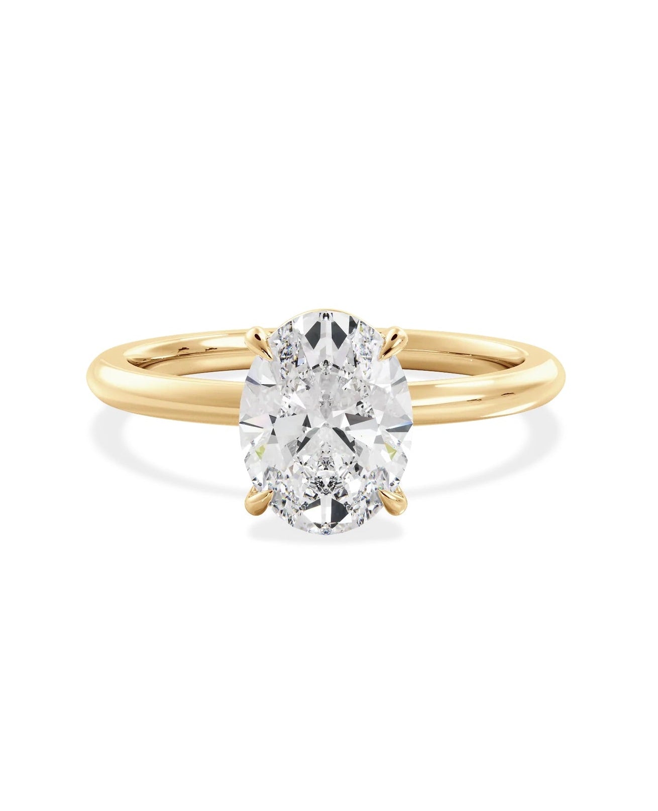 Oval Solitär 18k Gulguld 1.00 ct D IF IGI LG789615453